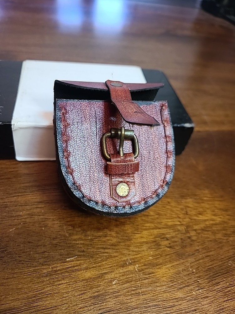 Leather Case For Compass Or Pocket Watch Small Compass Included