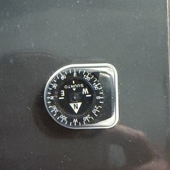 Suunto Clipper Micro Compass Black/Clear Plastic Hiking MPN SS00410201