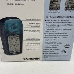 VINTAGE 2000s Garmin Etrex Venture GPS Receiver In Original Packaging TESTED WOR