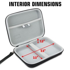 USA GEAR Hard Case Compatible with Garmin InReach Mini 2, Hard Protective Case