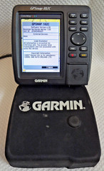 GARMIN GPSMAP 182C MARINE CHART PLOTTER FISHFINDER GPS UNIT w/ MOUNT & SUN COVER