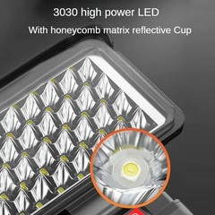 3 4 5 Inch Weather Resistant Portable LED Work Light Adjustable for Any Task