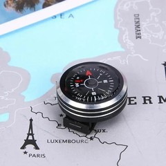 1Pc Slide on 25MM Watch Wrist Band Strap Compass For Outdoor Survival Tools Gift
