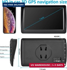 Garmin Car Truck GPS Navigation 7 Inch Touch Screen 2026 Maps Spoken Direction