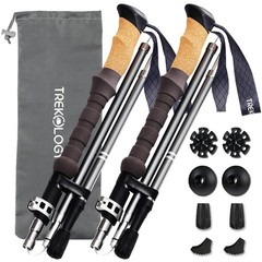 Adjustable Folding Hiking Poles – Aircraft-Grade Aluminum
