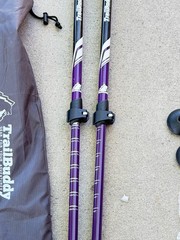 Set of Trail Buddy Trekking Poles 105-135CM Purple – 9K