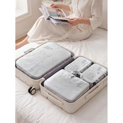 Compressible Waterproof Polyester Bag with Handle for Travel 27x13x10cm