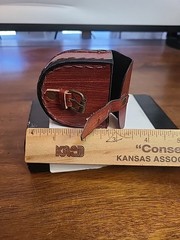 Leather Case For Compass Or Pocket Watch Small Compass Included