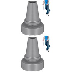 2 Pieces Walking Cane Rubber Tips Heavy Duty Crutch Crutches Accessories Feet