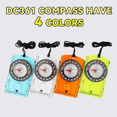 Kids & Adults Magnetic Hiking Compass for Wilderness Navigation & Camping