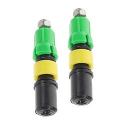 2Pcs Lightweight Trekking Pole Replacement Expansion Tube with Quick Adjust Lock