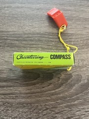 Vintage YCM compass orienteering compass clear No 14-805 made in Japan