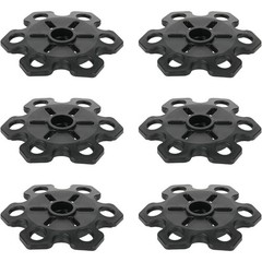 Trekking Pole Tips Replacement Set with Snow Mud Powder Baskets and Rubber Feet