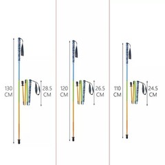 Ultralight Trekking Poles Carbon Fiber Foldable Hiking Walking Sticks