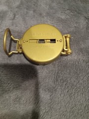 Vintage Liquid Filled LENSATIC Precision Pathfinder Engineer COMPASS Metal Case