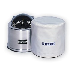 Ritchie GM-5-C 5″ GlobeMaster Binnacle Mount Compass Cover – White GM-5-C UPC…