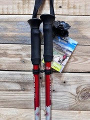 Gabel Mont Blanc Tour Lite Trekking Pole (4712) – Red – BP(D134T)