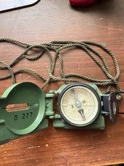 Cammenga Model 3h Tritium Lensatic Compass Olive Drab Used Once EUC