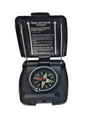 Vintage Normark PL-180 Pocket Lapel Compass Liquid Filled Made in Finland