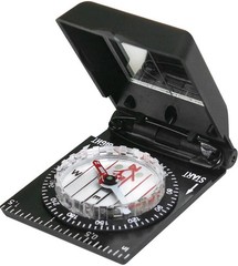 Mini Compass, Black, Size