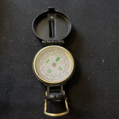 Outdoor Products Travel Gear Lensatic Compass Hunting Camping Hiking Fishing NOB