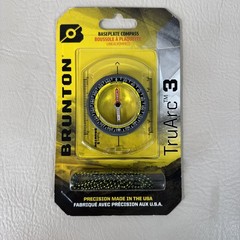 Brunton TruArc3 Baseplate Compass Measures USA Sealed