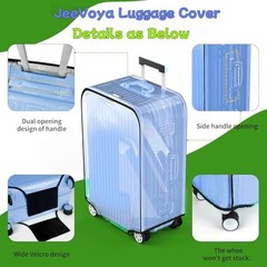 Luggage Cover Clear PVC Suitcase Covers for Luggage Thick Transparent