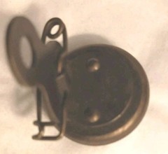Vintage Compass Marbles Gladstone Brass Small Pin On Hunting Coat Lapel USA
