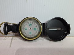 Vintage Lensatic Engineer’s Directional Compass Japan