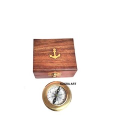 SUGRA ART Personalized Compass with Magnifier, Multifunctional Custom Compass