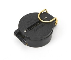 OZARK TRAIL LENSATIC COMPASS, GLOW IN THE DARK, 5093 BLACK