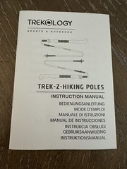 TREKOLOGY TREK-Z Collapsible Hiking & Trekking Poles – 1 Full Set