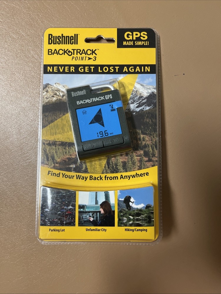 Bushnell PORTABLE 2.25″ x 3″ Backtrack Point-3 Handheld GPS MODEL 360100 SEALED