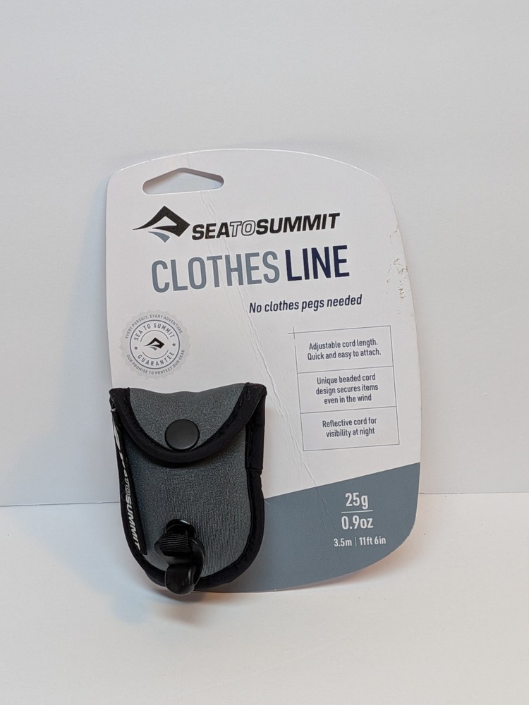 Sea to Summit Lite Line Clothesline Compact Travel Clothes Hanger No Pins Needed