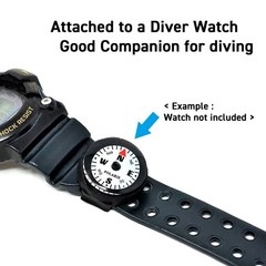 Micro Compass Waterproof 60M Watch Wrist Band Paracord Bracelet Compasses Lum…
