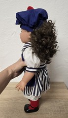 Doll Vinyl Doll Simba 46cm Sleep Eyes Maritime Vintage Excellent Condition