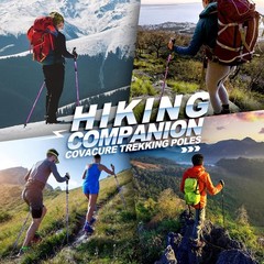 Hiking Poles Collapsible Trekking Poles – Aluminum Alloy 7075 Walking Sticks for