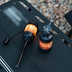 Game Accessories for Camping with 19 Lights and 360 Degree Rotating Turntable