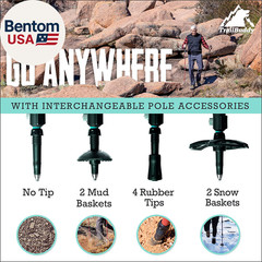 Trekking Poles – Lightweight 7075 Aluminum Hiking Poles for Women, Men & Seniors