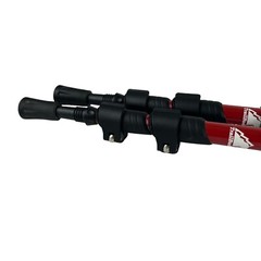TrailBuddy Black/Red Collapsible Lightweight Hiking Trekking Poles 1 Pair NEW