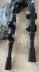 TRAIL BUDDY Ultrastrong Collapsable Adjustable Trekking Hiking Poles Black& Blue