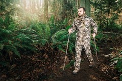 Cascade Mountain Tech Trekking Poles – Carbon Fiber One Size, Mossy Oak