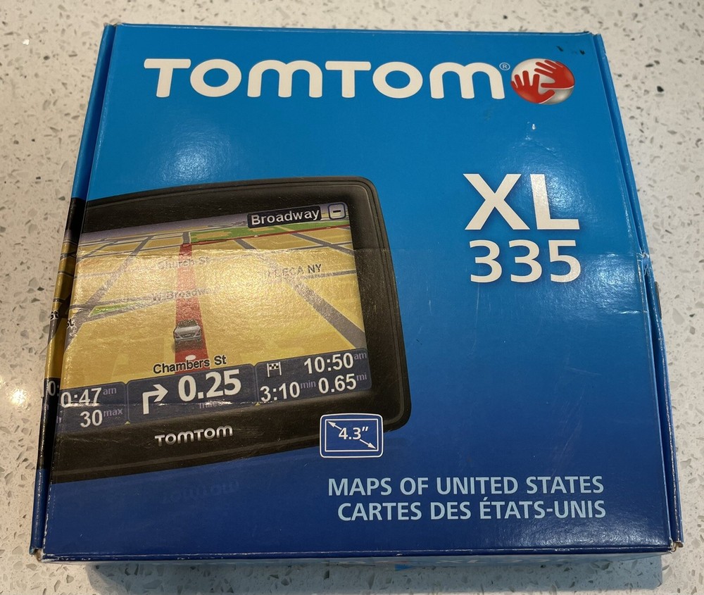 TomTom 335XL GPS Receiver United States- Touchscreen￼ Car Plug. WORKS