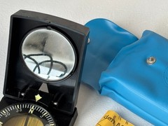 German Marsch Kompass F73 Freiberger Prazisionsmechanik Compass w/ Case & Manual