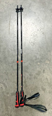Komperdell Booster Speed Carbon Trekking Pole Pair – Black And Red – 110cm (NOS)