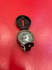 Vintage W.F.S Engineers’ Lensatic Compass For Scouts Plastic Case