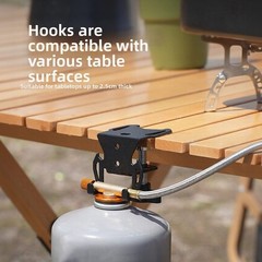 For Lamp Poles Gas Canister Hanger Outdoor Cooking Easy Valve Adjustment