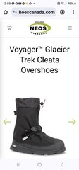 Neo’s Overshoe Trek Cleats UNISEX Sz L Men 9-10.5 W 11-12.5 Snow Ice