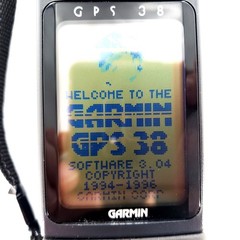 Garmin GPS 38 Handheld Hiking Geocaching Personal Navigation Device Tested READ