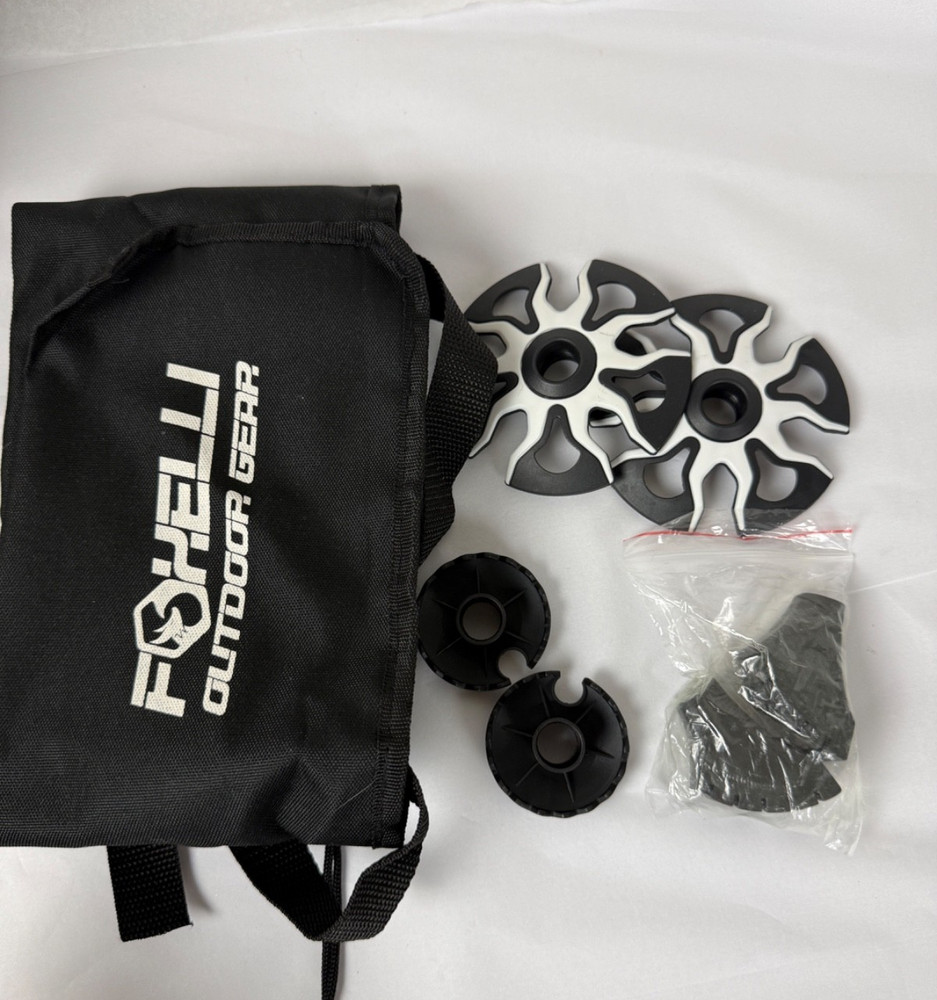 Foxelli Poles Baskets And Replacement Trekking + pole bag